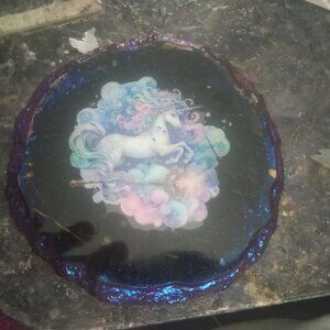 Handmade Unicorn Wall Hanging Coaster